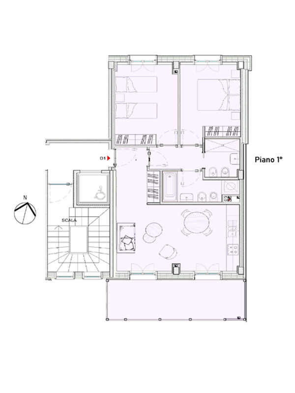 Residenza Giacometti 11 - Appartamento D1