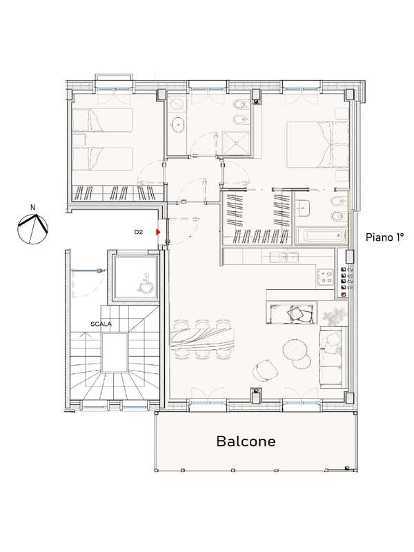 Residenza Giacometti 11 - Appartamento D2