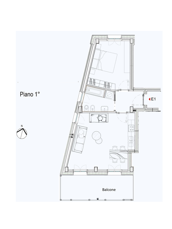 Residenza Giacometti 11 - Appartamento E1